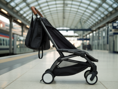 Quelle poussette compacte que l'on peut plier, porter en bandoulière ou porter comme un sac à dos pour les trajets intermodaux