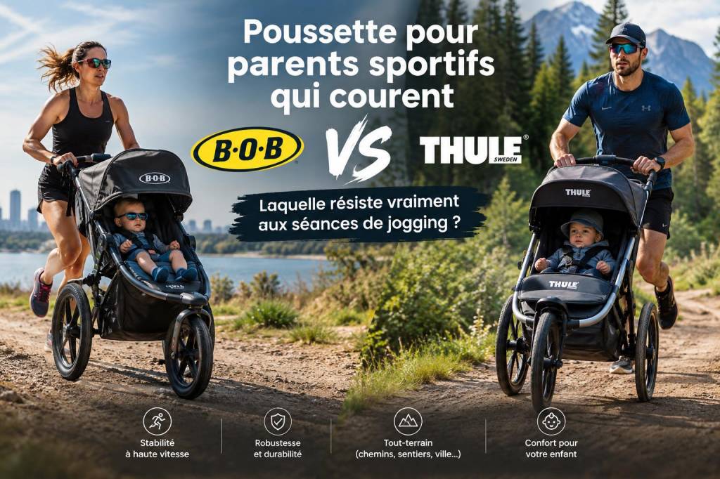 Poussette pour parents sportifs qui courent : BOB vs Thule — laquelle résiste vraiment aux séances de jogging ?